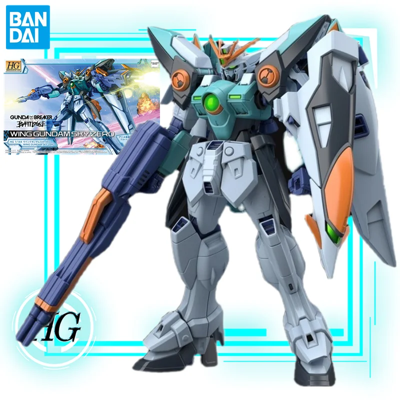 

HG 1/144 BANDAI GundamBreaker War Record XXXG-00W0 Wing Gundam Zero Strike Model Kit Model Toys Xmas Gift