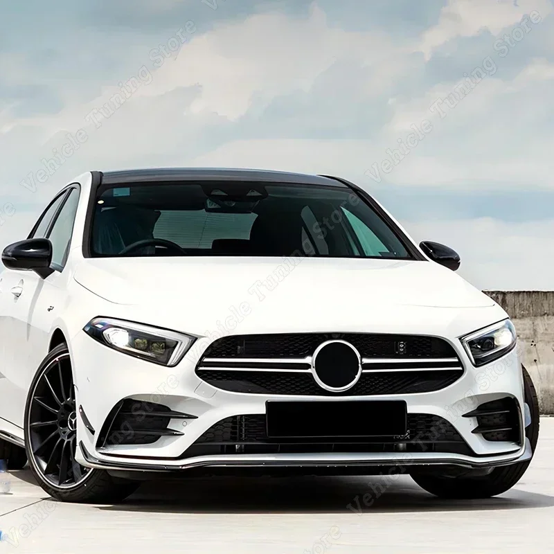 Автомобильный передний бампер сплиттер для губ спойлеры Mercedes Benz A Class V177 W177 A35 A180
