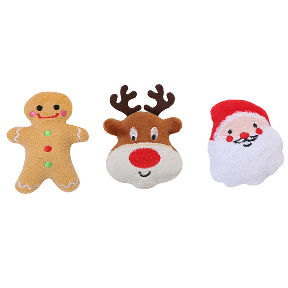 

Toy Toys Dog Cat Pet Christmas Plush Chew Catnip Molar Bitingteething Chewer Kitten Entertainment Indoor Crinkle Doggy Puppy
