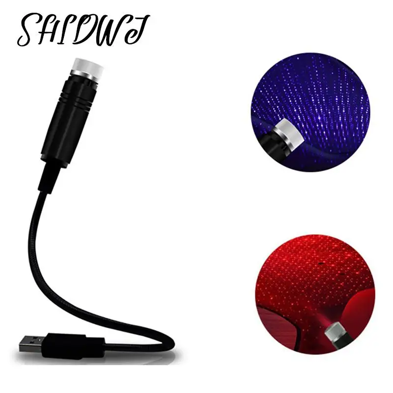 

Romantic LED Starry Sky Night Light 5V USB Powered Galaxy Star Projector Lamp for Car Roof Room Ceiling Decor Plug and Play