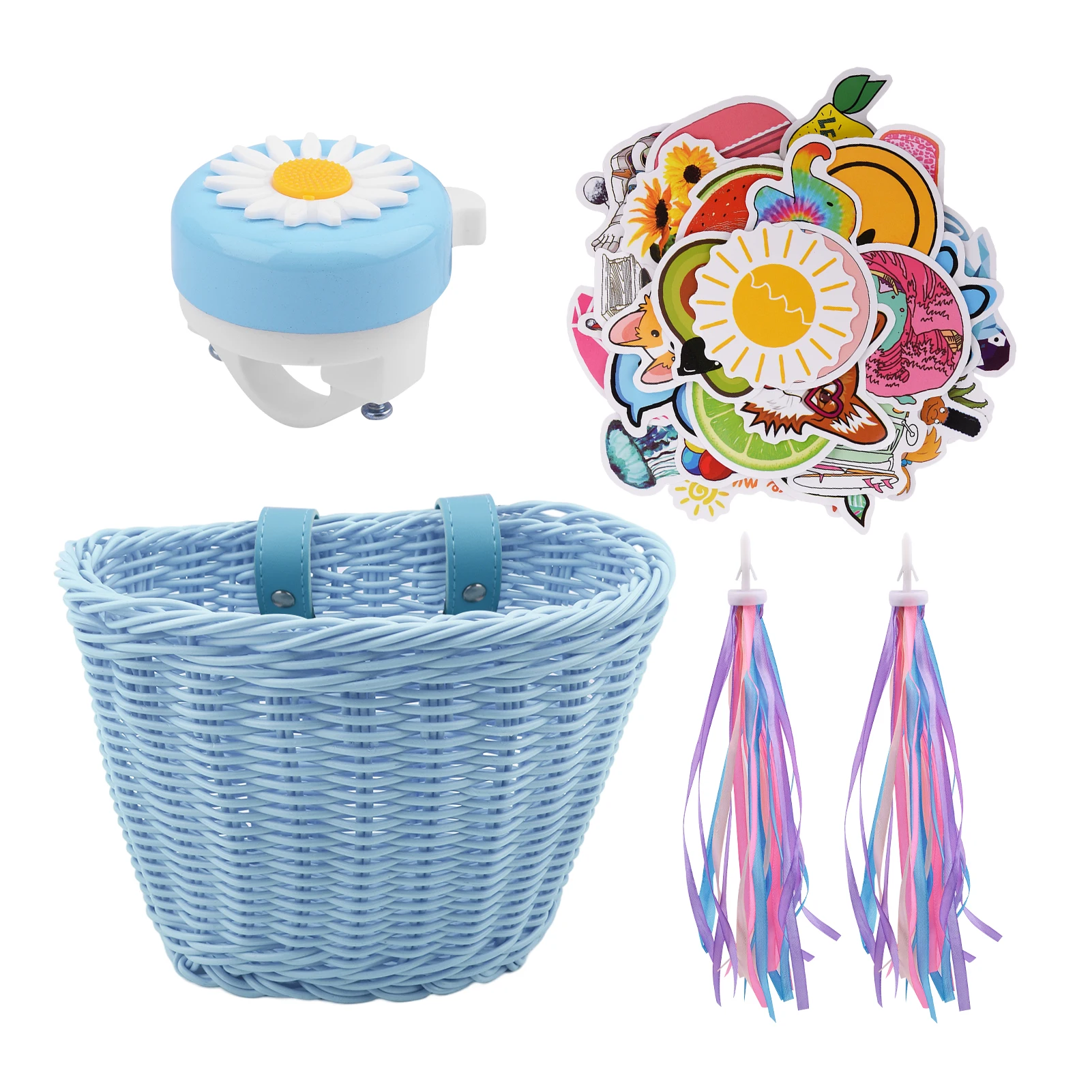 

Красочные с лентами, сделай сам, украшение, руль, плетеная замена, детский ремень, плетеная наклейка, аксессуары