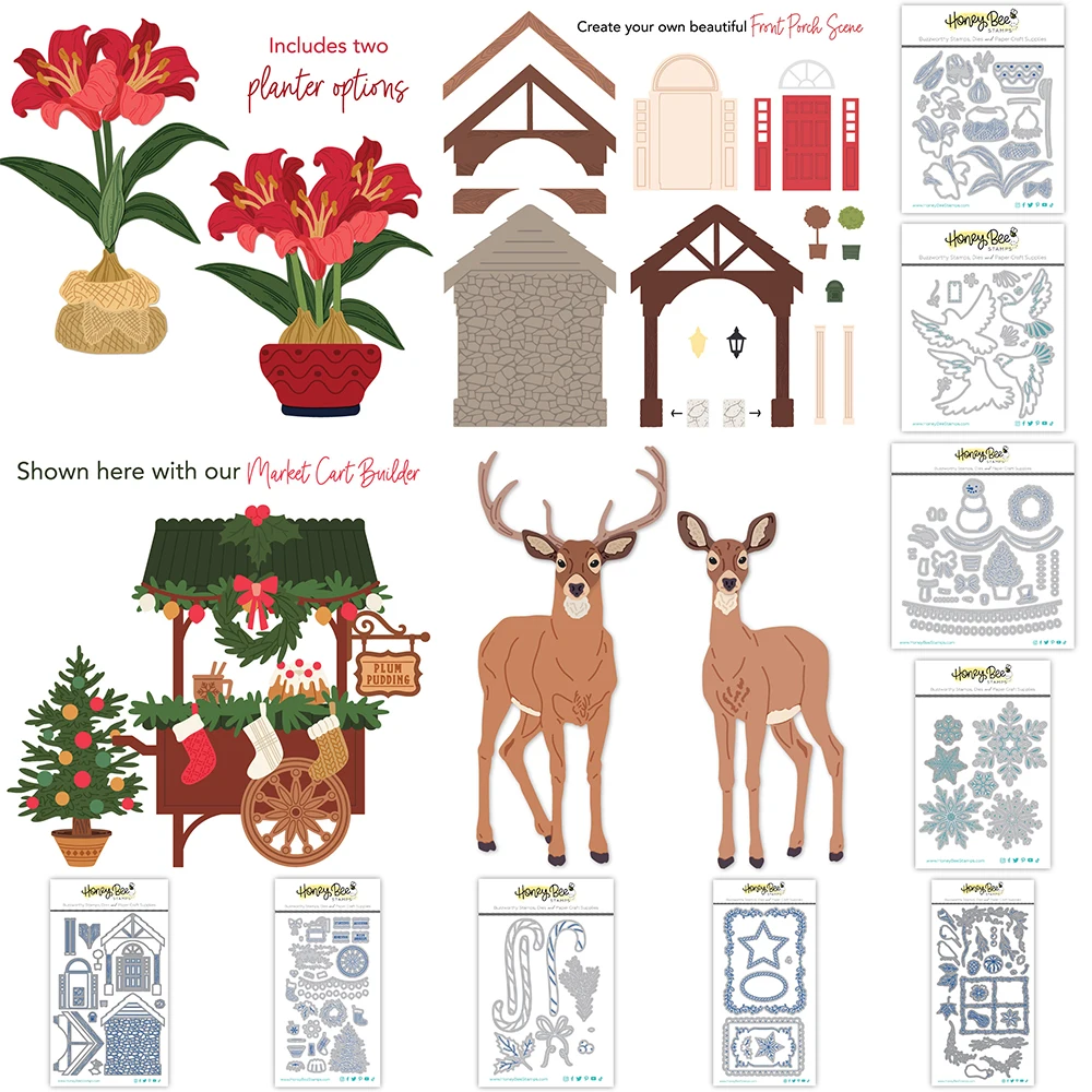 

Цветы, Рождество, лось, металлические Вырубные штампы, новинка для рукоделия, создание открыток, Декор, Рельефная Бумага, рукоделие, штампы