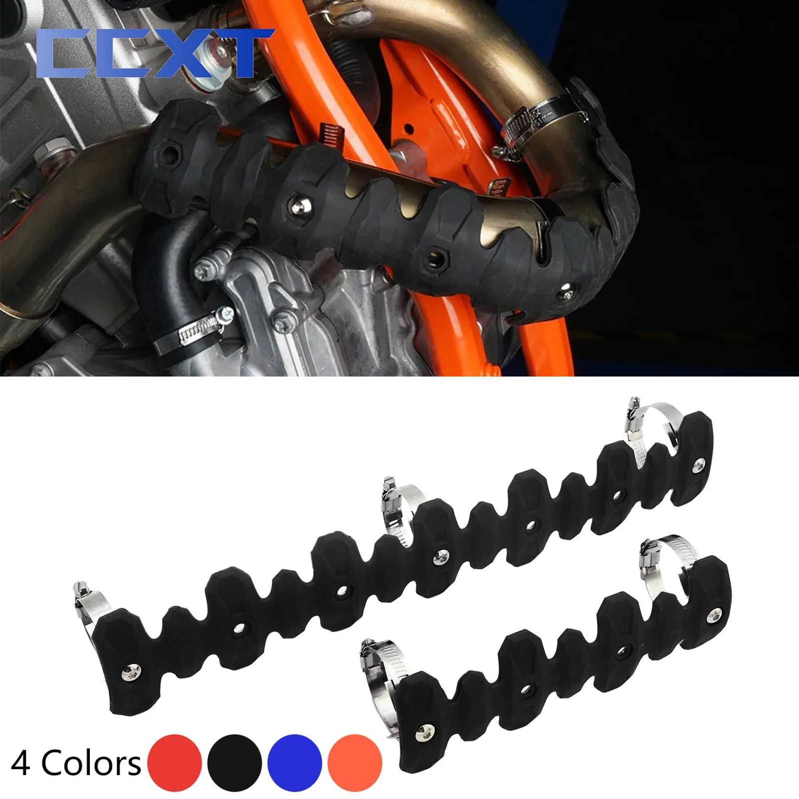 Глушитель выхлопной трубы теплозащитный экран для KTM SXF EXCF SMR 250 350 450 500 Husqvarna FC FE 501 4