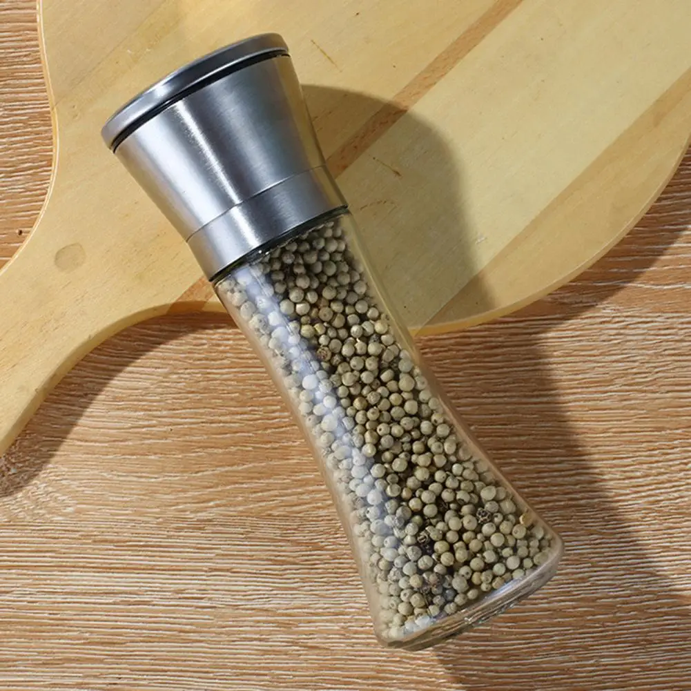 Great Salt Shaker Compact Pepper Grinder Labor-saving Manual Pepper Mill Shaker Condiment Grinding Tool  Cookware