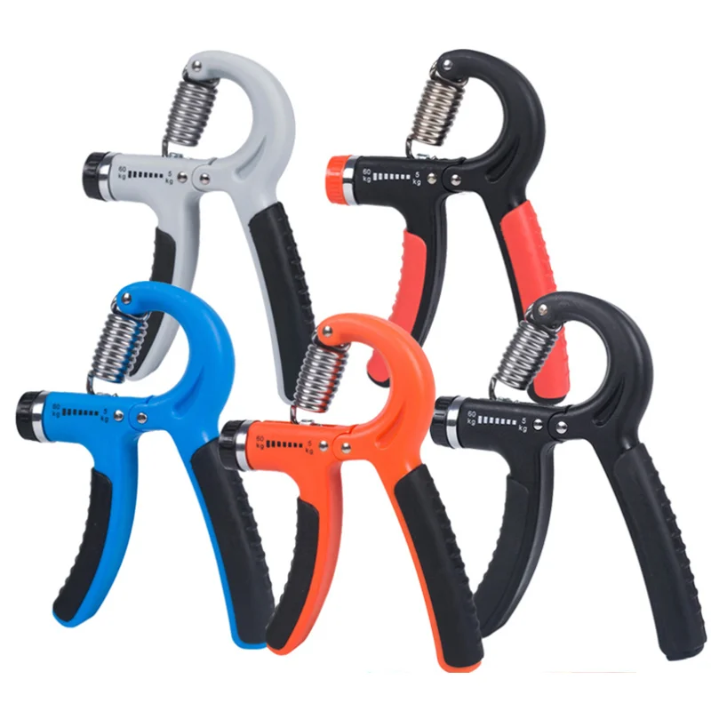 

5-60Kg Adjustable R-Type Hand Grip Exercise Countable Strength Exercise Strengthening Pliers Spring Finger Pinch Wrist Expander