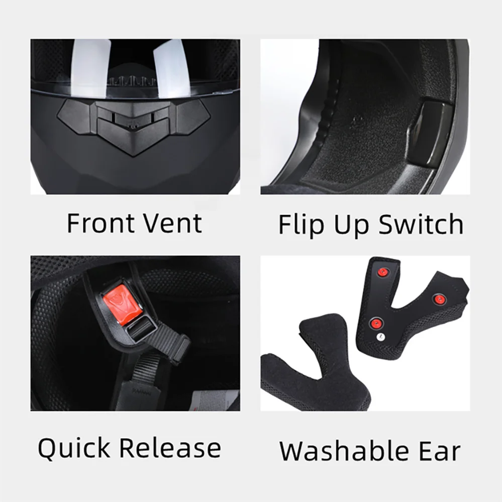 2024 откидной мотоциклетный шлем с двумя линзами модульный для мотокросса анфас