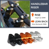 motorcycle accessories handlebar riser clamp for duke r 690 r690 for duke 790 r 890 r890 2016 handle bar move back heightening