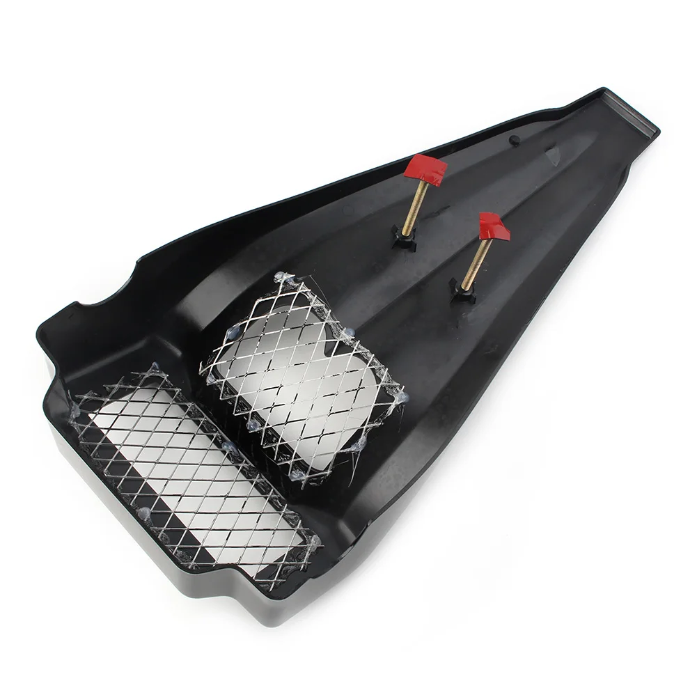 Глянцевый черный защитный спойлер из АБС-пластика для мотоциклистов Harley Touring Road