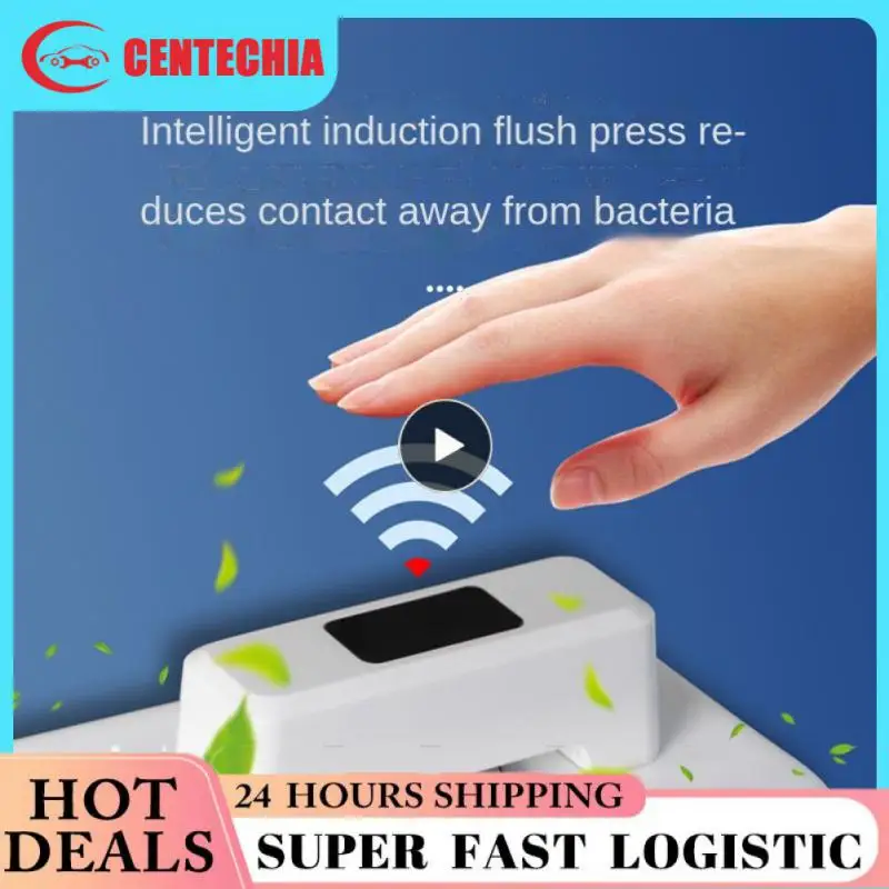 

For Children Elderly Intelligent Toilet Flush Sensor Smart Home Infrared Induction Toilet Detector Button Automatic Touchless