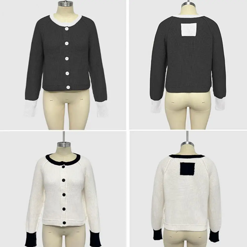 Женский удобный вязаный кардиган стильный свитер в рубчик пальто цветной для