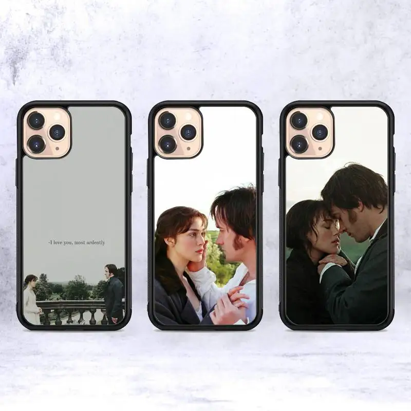 

Pride And Prejudice Jane Austen Phone Case Silicone PC+TPU Case for iPhone 11 12 13 Pro Max 8 7 6 Plus X SE XR Hard Fundas