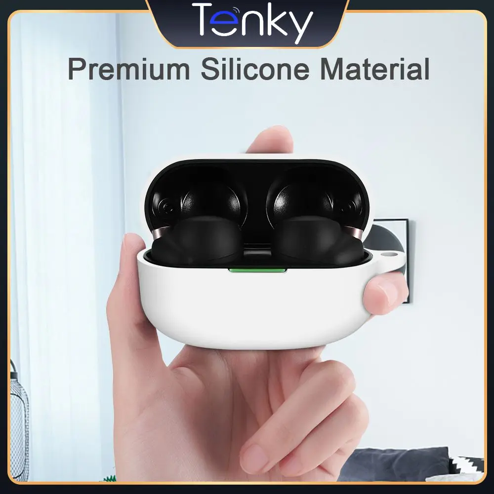 

Earphone Accessories With Hook Protective Case Dust-proof Silicone Shell Soft Charging Box Cover For Sony Wf 1000xm4