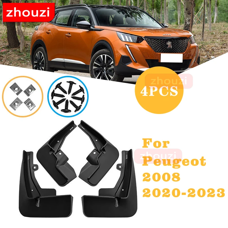 4 шт. брызговики для Peugeot 2008 2013-2021