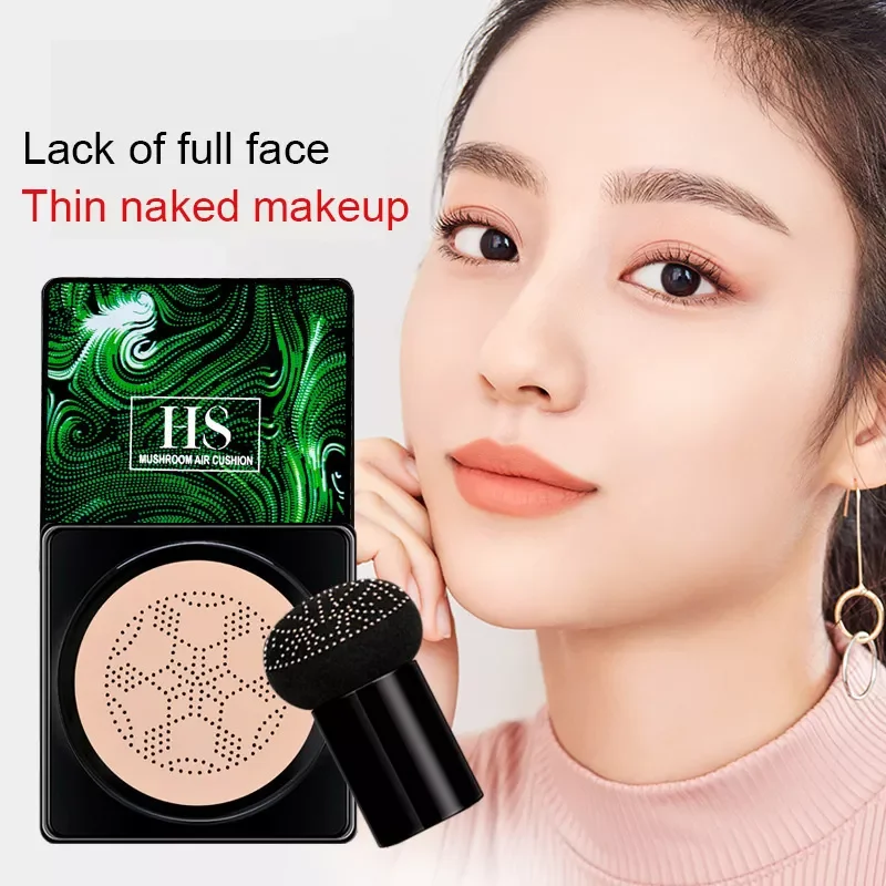 Concealer Air Cushion Makeup Face Foundation Korean Cosmetic Whitening Mushroom Head CC Cream Concealer Brighten Face