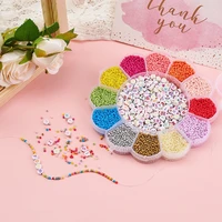 diy beading material beads for jewelry making glass seed bead letter bead beading set for diy bracelet necklace accessories