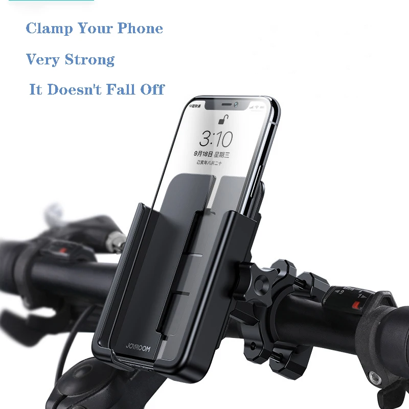 

Cellphone Holder Bicycle Bike Motorcycle Aluminum Mobile Phone Holder Support 360°Adjustable Universal Bicycle Handlebar Bracket