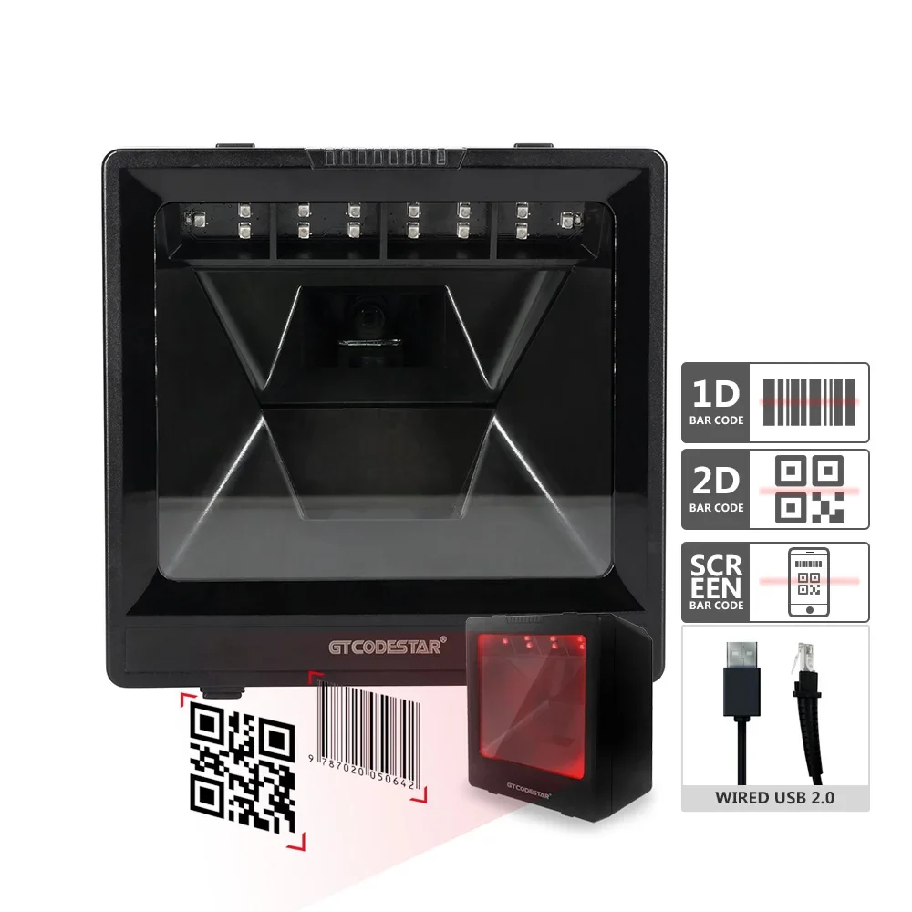 Быстрые сканеры для магазина automotriz 2D кодовый маркер alipay настольный qr считыватель