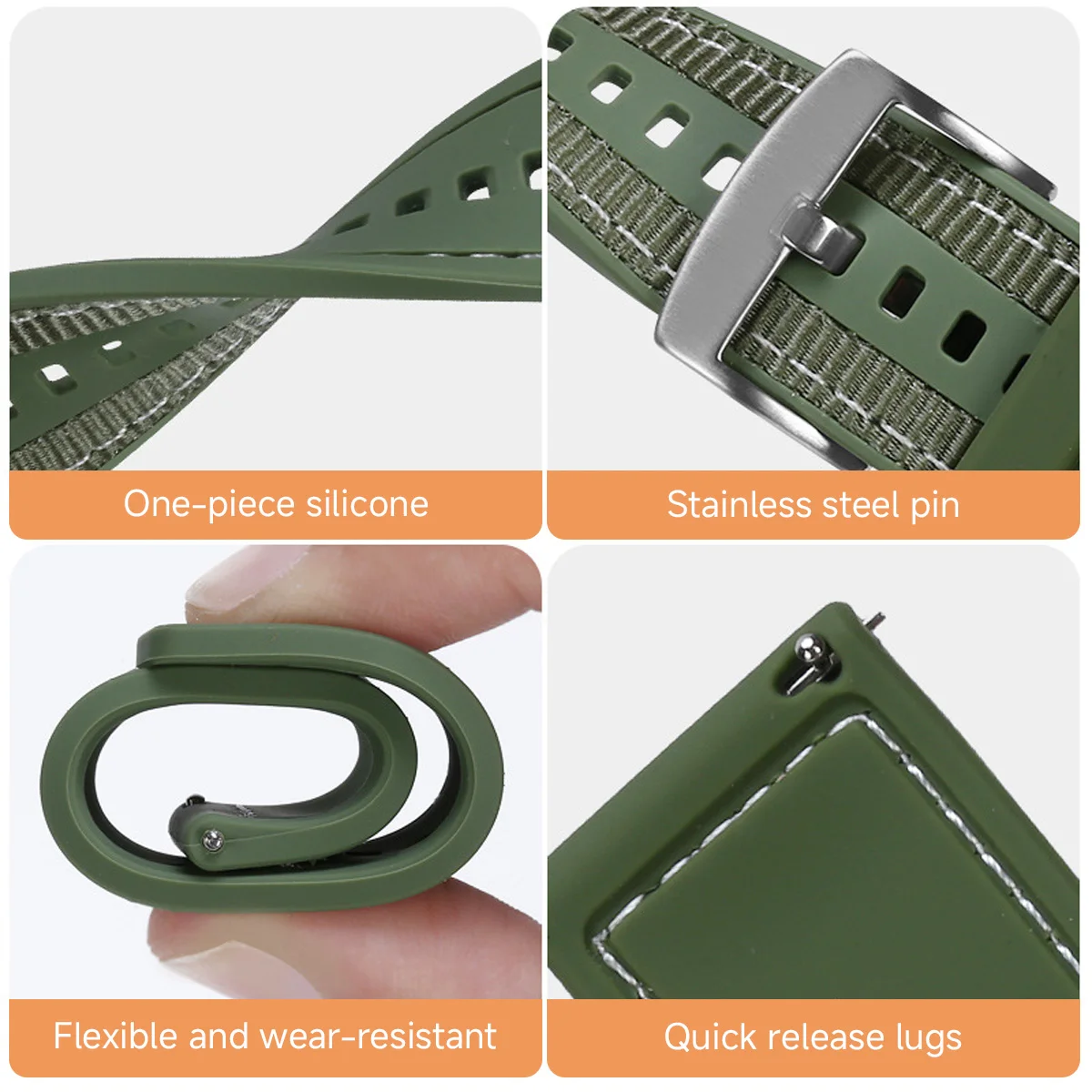 Нейлоновый плетеный силиконовый ремешок для Garmin Tactix 7 Pro Fenix 7X 6X 7pro 6 5plus 7s 6s Браслет