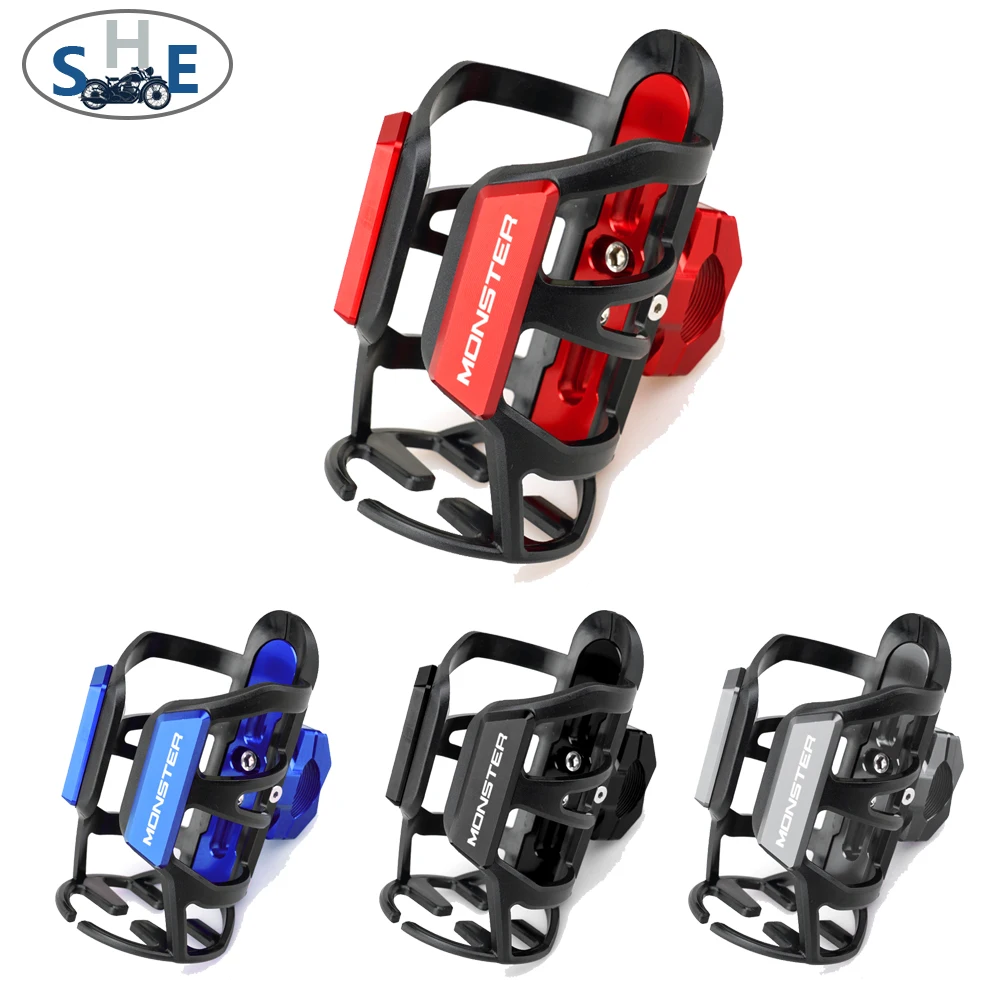 

For Ducati Monster 620 695 696 795 796 800 New Design Motorcycle Beverage Water Bottle Cage Sdand Drink Cup Holder Accessories