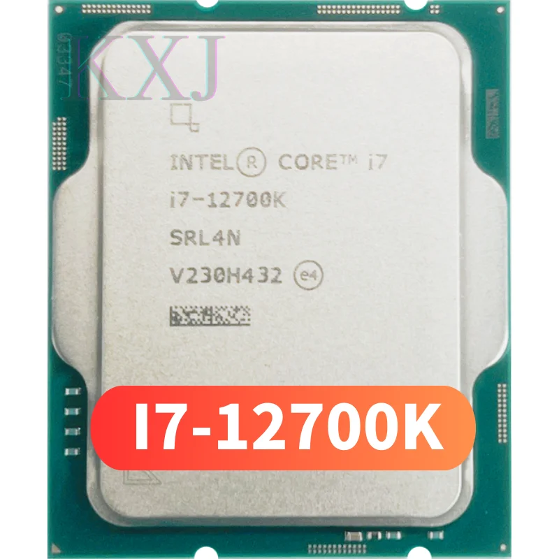 

Intel Core i7-12700K New i7 12700K 3.6 GHz Twelve-Core Twenty-Thread L3=25M 125W Support DDR4 DDR5 Desktop CPU Socket LGA 1700