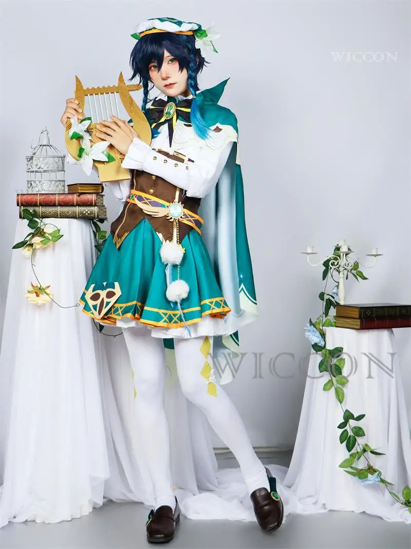 Genshin Impact Venti Костюм Косплей для Хэллоуина Карнавальный