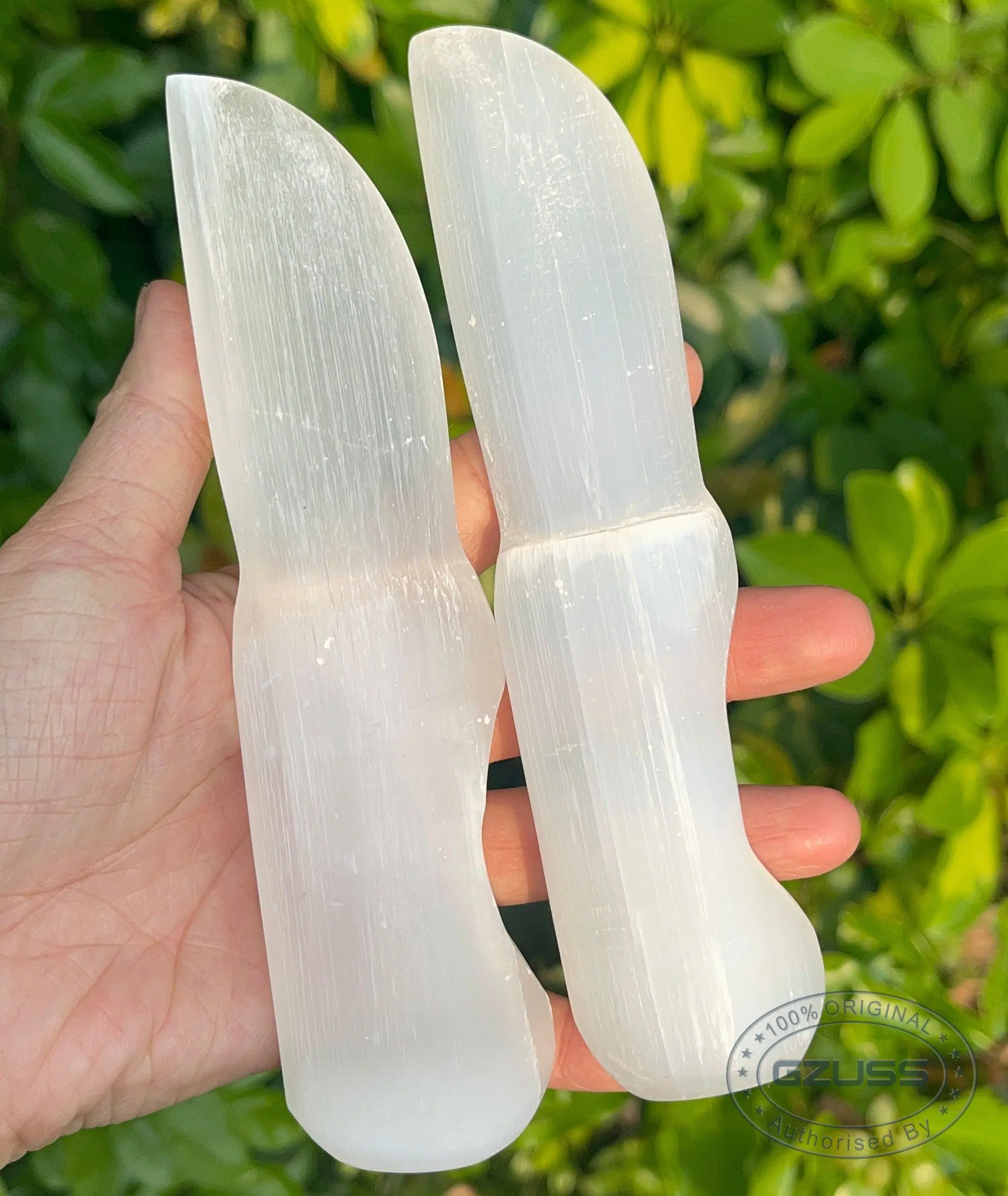 

Selenite Chakra Dagger (6") Selenite Dagger Selenite Chakra Athame Selenite Wand Protection Crystal Removes Negative Energy