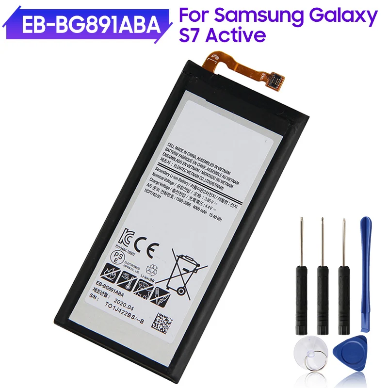 Оригинальный запасной аккумулятор для телефона, аккумулятор для Sasmung Galaxy S7Active S7 Active, сменный аккумулятор 4000 мАч