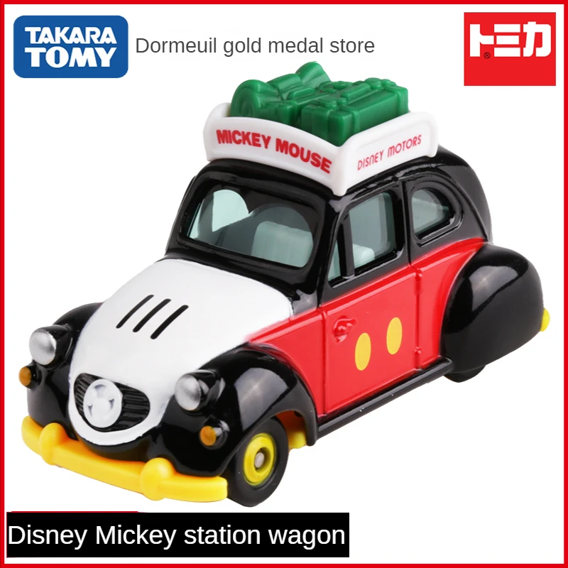 

Spot TAKARA TOMY Tomica Disney Mickey Station Wagon 181293 Decoration Alloy Simulation Car Model Toy Gift