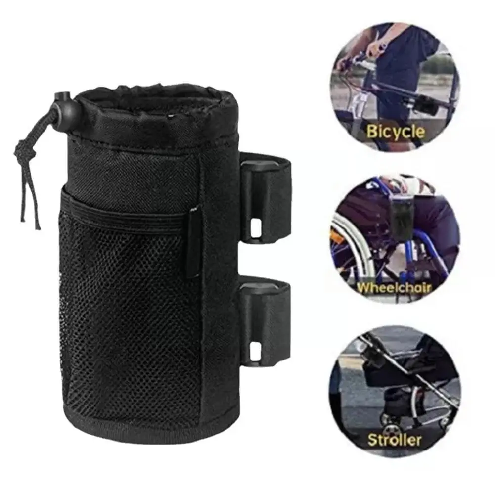 

Велосипедные Сумки Panniers, велосипедные аксессуары на руль велосипеда, держатель для чашки на велосипед, сумка-мешок для бутылки воды I2D6