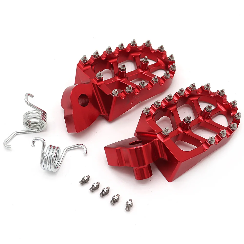 

Motorcycle CNC Foot Pegs Rests Footrest Footpeg Pedals For YAMAHA YZ 85 125 250 YZ250F YZ426F YZ450F WR250F WR400F WR426F WR450F