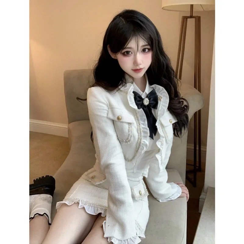 Женский весенний комплект Hikigawa из двух предметов: куртка с длинными рукавами и