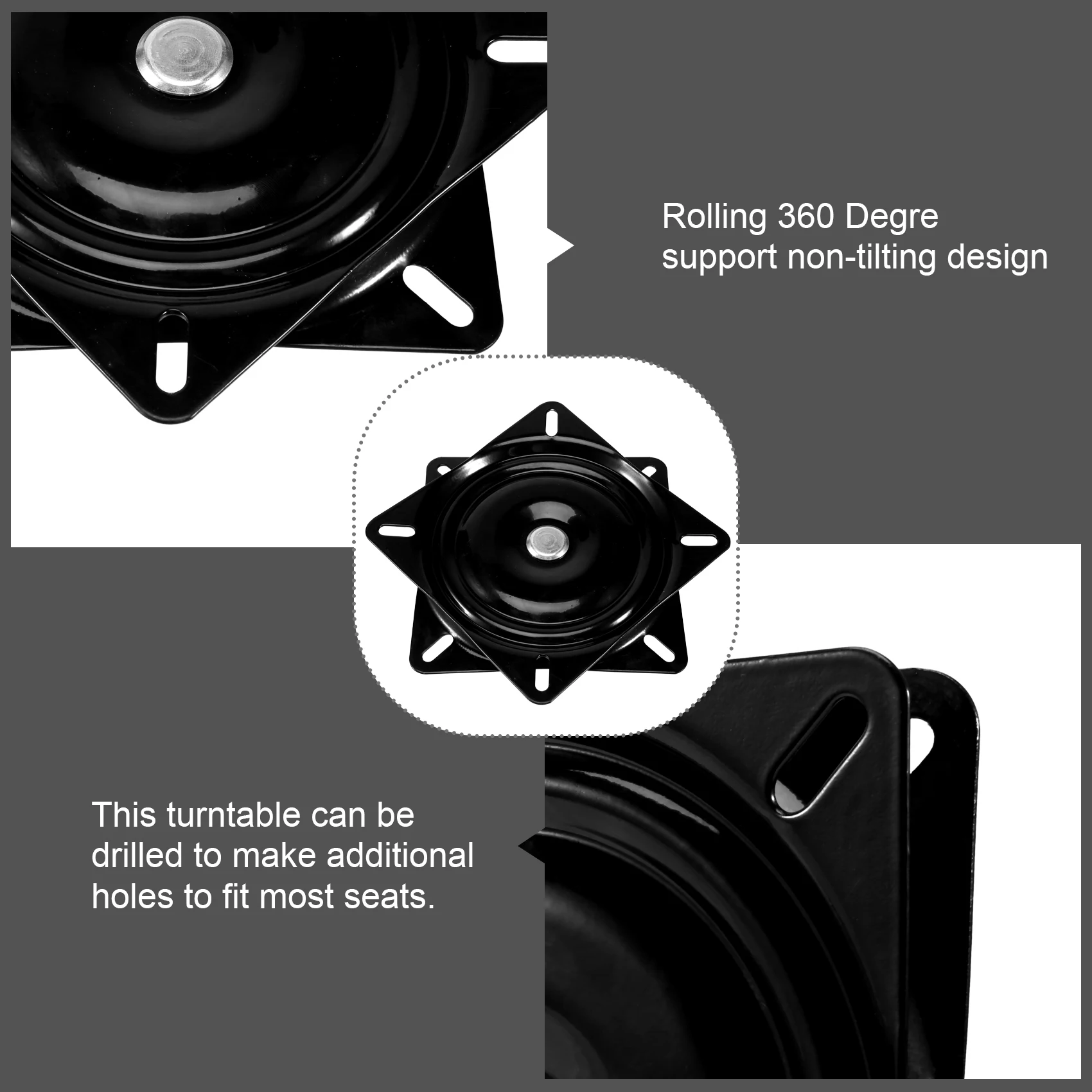 6-дюймовое сиденье для лодки поворотная пластина вращение морского сиденья