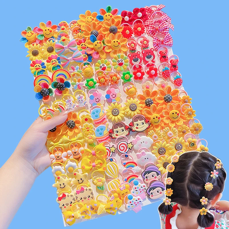 

20/15 шт., резинки для волос для девочек