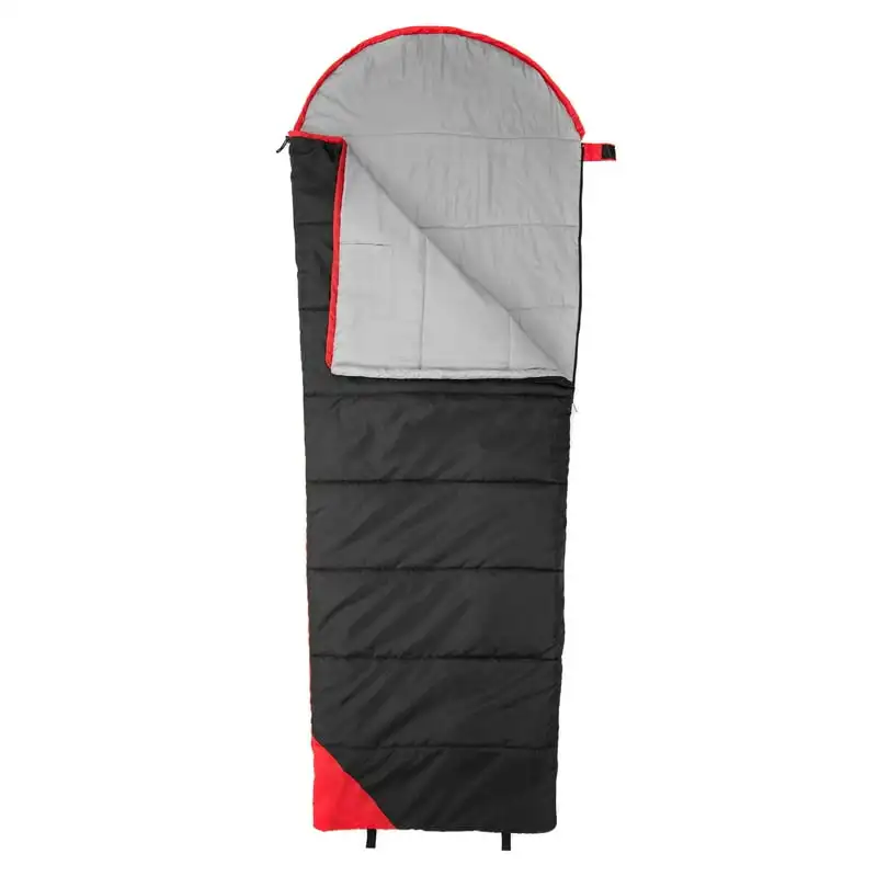 

Tapered Sleeping Bag, Minimum Temperature +10oC / +54oF, Product Size 31.5x84 in, Black Color Outdoor Widesea Camping Sleeping