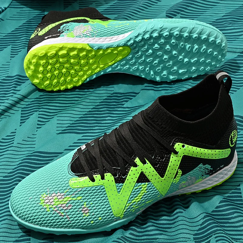 

Quality Football Boots Cleats Wholesale Messi Durable Light Comfortable Soccer Shoes Outdoor Genuine Futsal Studded Sneakers