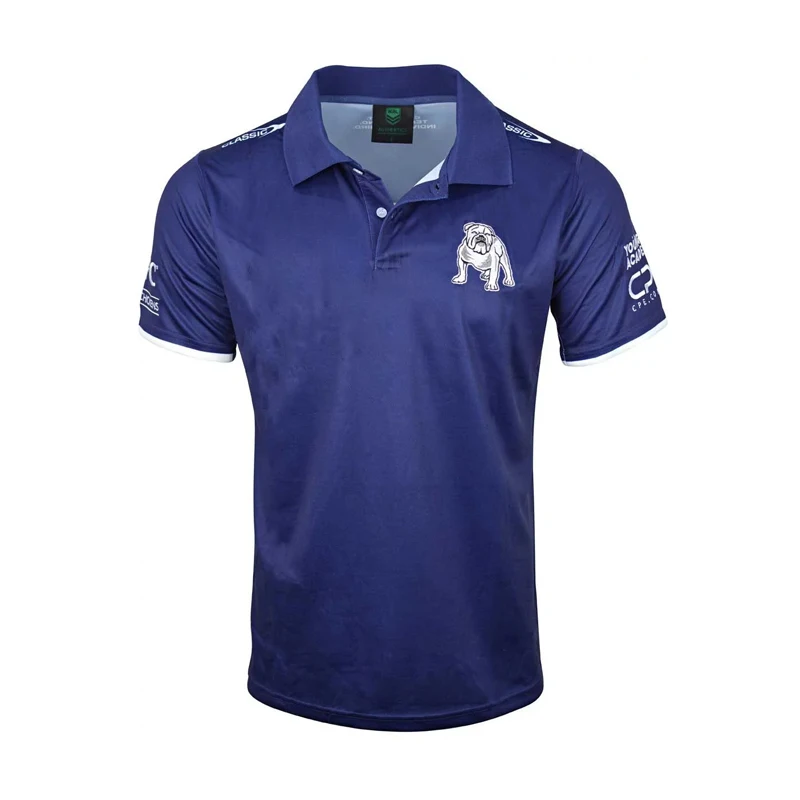 Домашняя рубашка поло Canterbury Bankstown Bulldogs 2024.