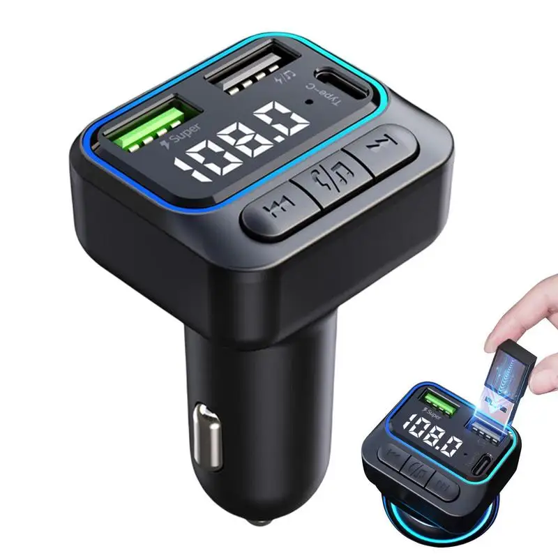 

Blue Tooth Adapter For Car Car Mp3 Player Fm Transmitters Fm Radio Transmitter For Car MP3 Player And Phone Calls
