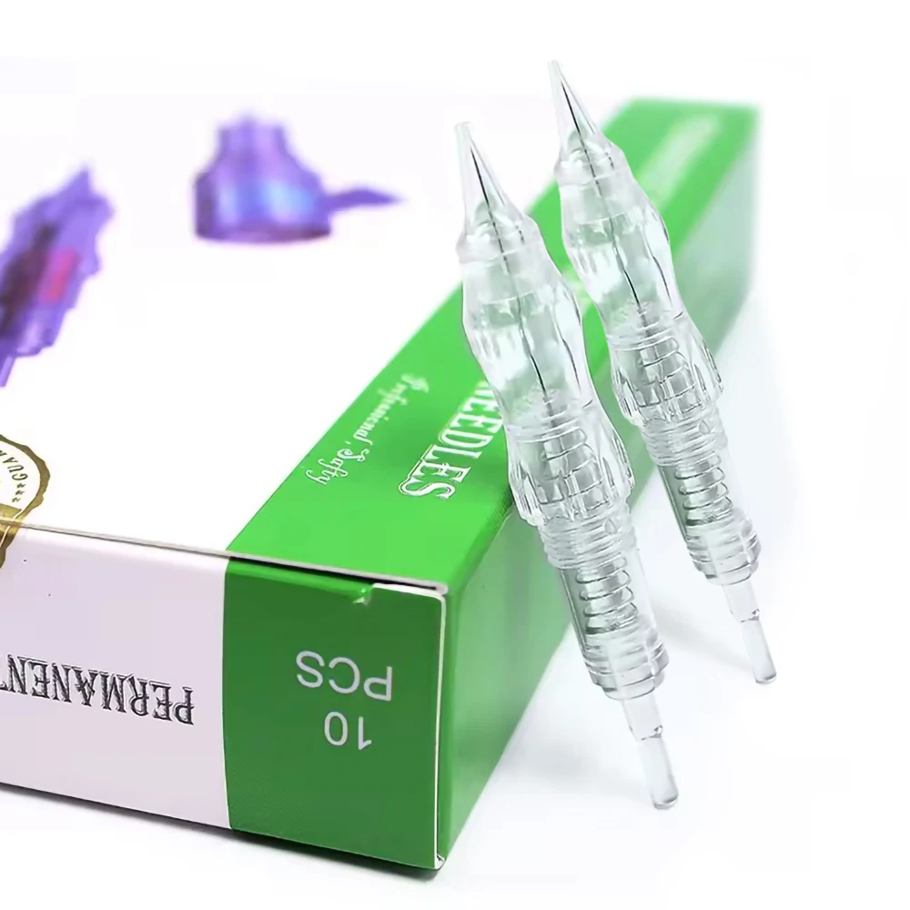 Biomaser иглы для картриджей PMU микроблейдинга 0.16/0.18/0.2/0.35 RL RS 10 шт.