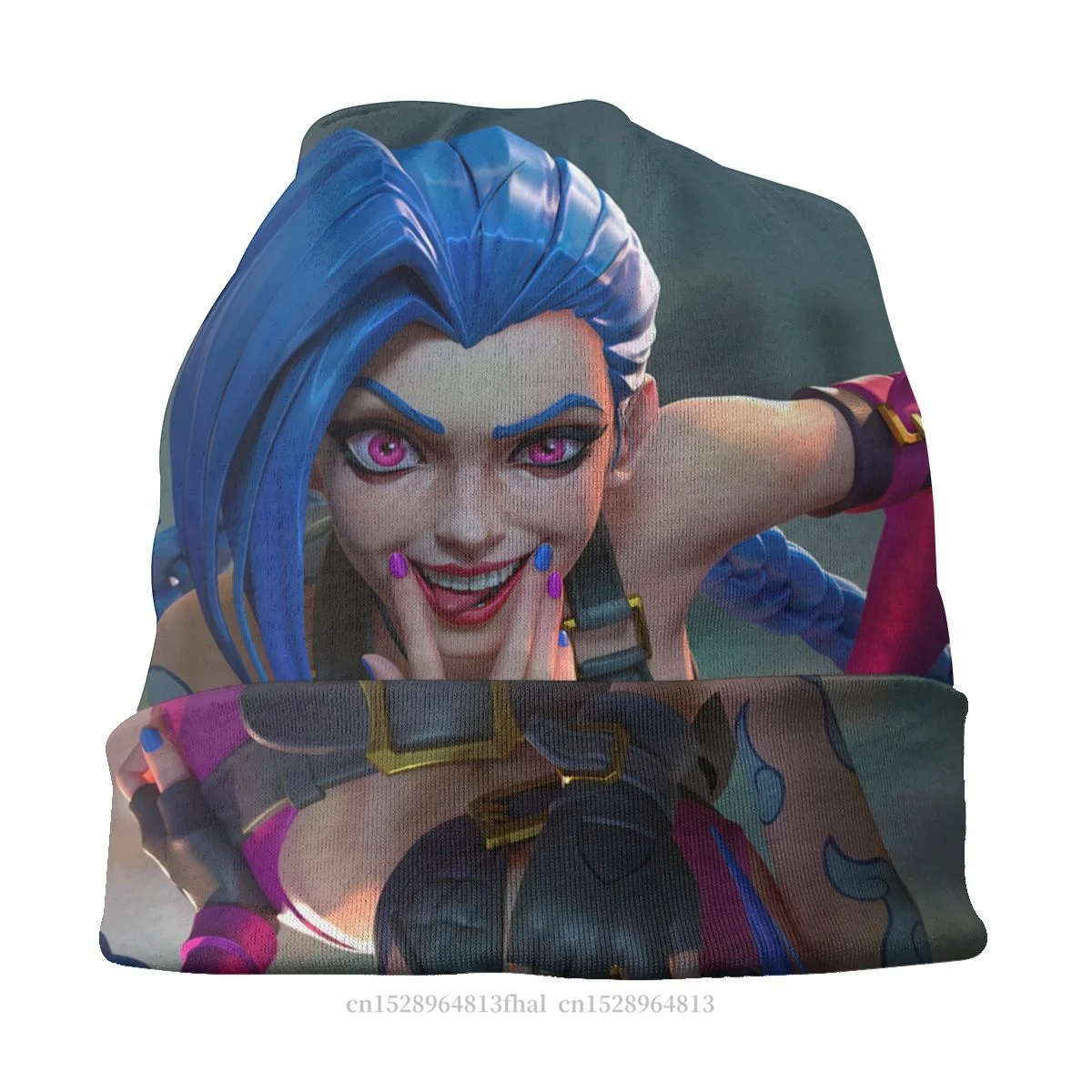Спортивные шапки Smile Jinx шапочки Arcane League of Legends Мягкие Шапки головные уборы |