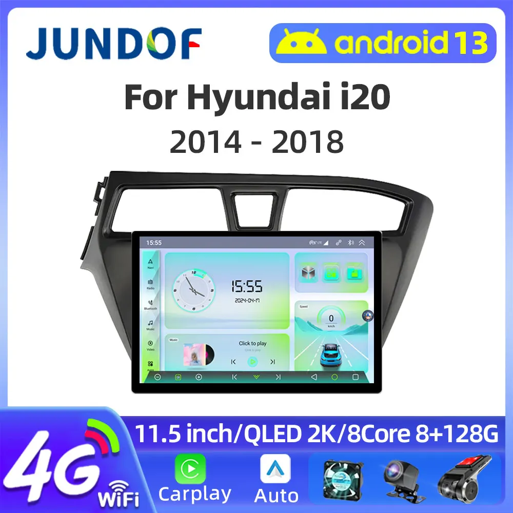 Автомагнитола для Hyundai I20 11 5-2000 1200 дюйма 2014*2018 P GPS 4G 2 din