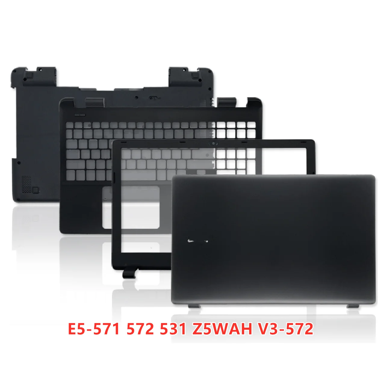 Новый ноутбук для Acer E5-571 572 531 Z5WAH V3-572 задняя крышка чехол/Передняя панель/Упор для рук/нижняя базовая крышка чехол