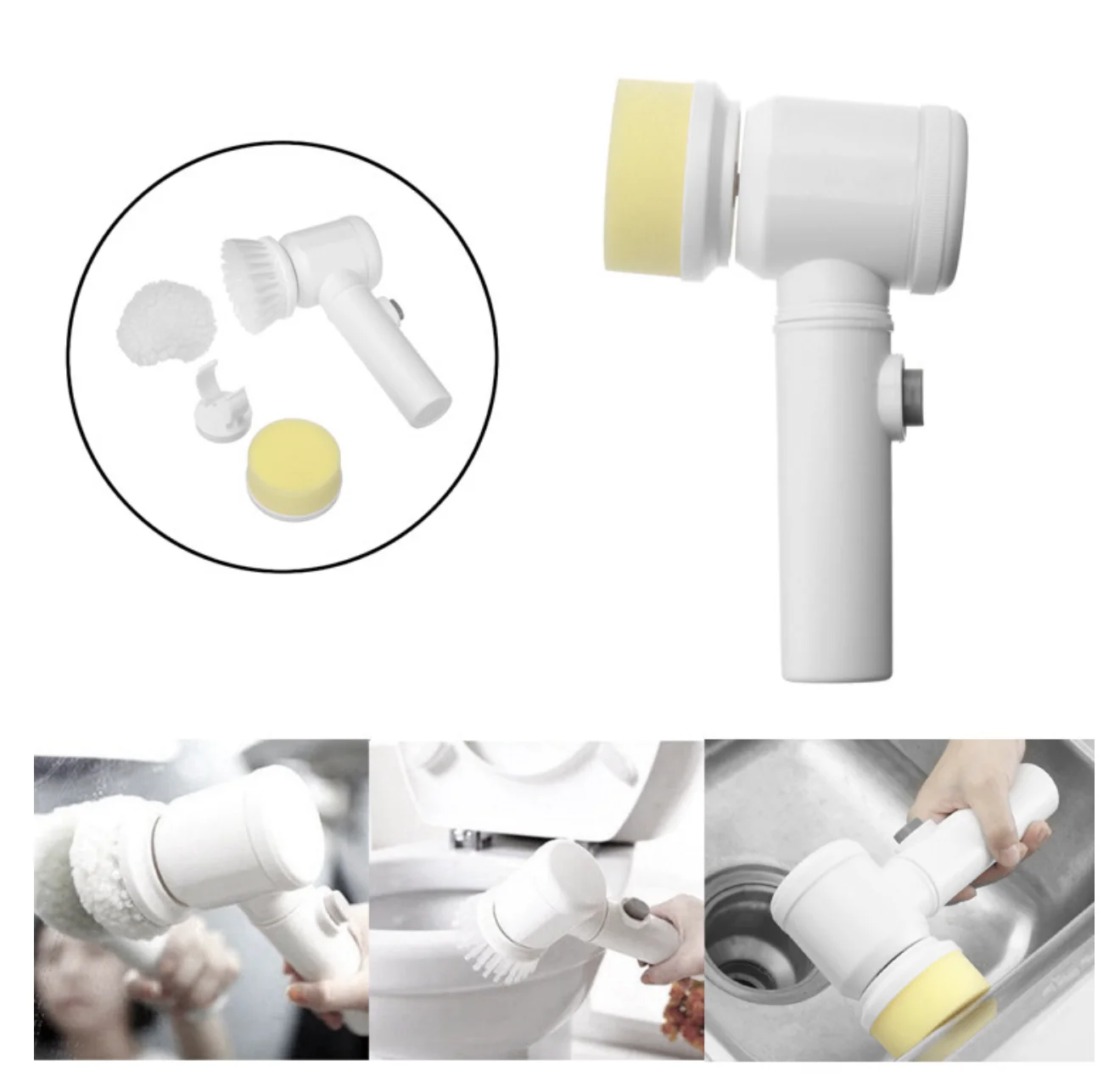 Новая волшебная щетка для мытья посуды электрическая ванной инструменты чистки