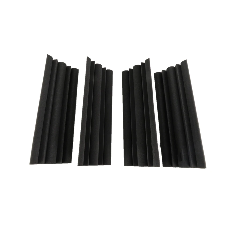 

4Pcs Soundproof Panels Household Indoor Use Insulation Wedge Cushion KTV Bar Sponge Acoustic Absorption Tile Protect Fitting