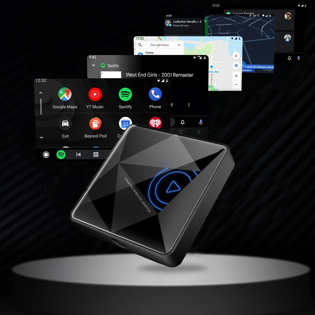 Новый беспроводной адаптер CarPlay для iPhone A pple Dongle OEM-проводной Convert Wired to Wireless