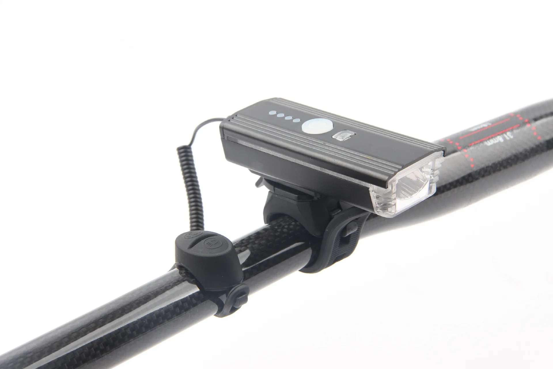

062 Appearance Light Strip Included Headlight Bicycle Horn USB Charging Horn Light [with Light Horn] with Light Sense
