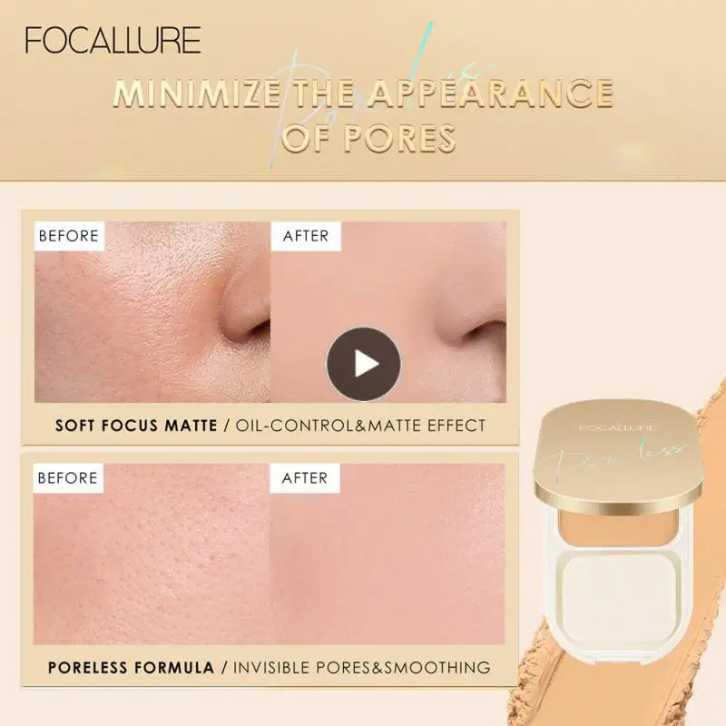 

Modify Skin Tone Light Smooth Powder 3 Colors Face Setting Powder Invisible Pores Waterproof Matte Concealer Face Pressed Powder
