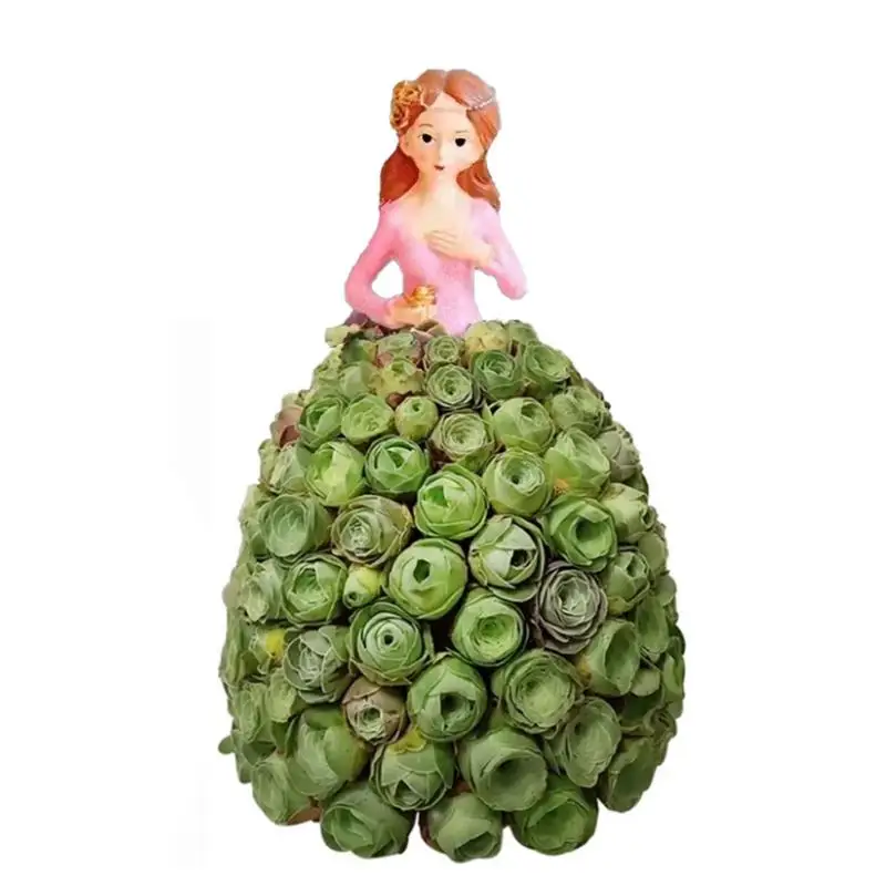 

Succulent Princess Skirt Flower Stand The Reverie Of The Princess Flower Dress Plants Not Included Skirt Flower Stand Ornament