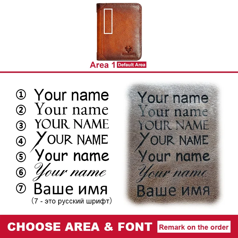 Мужской кошелек из натуральной кожи с отделением для карт