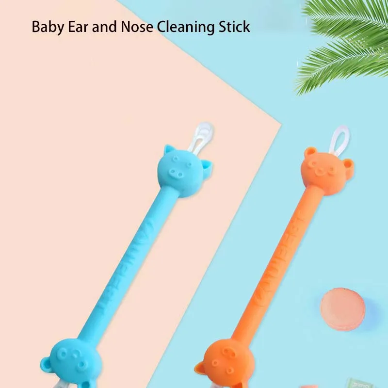 

Baby Dig Ear Scoop Nose Spoon Light Kids Ears Cleaning Tools Cartoon Bear Earwax Scoop Scooping Baby Care Tools