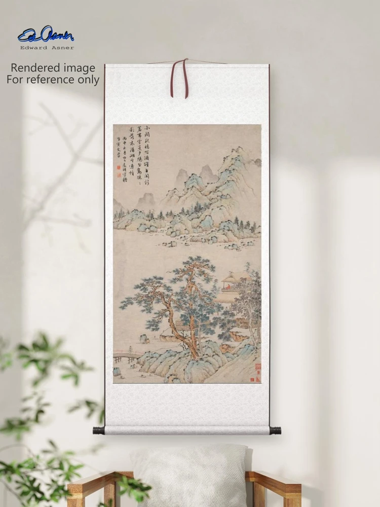 Mingwen Zhengming новый продукт 1:1 глубокая карта майской реки картины для украшения дома